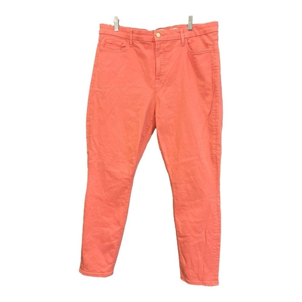 + Jen7 7 For All Mankind Pink Ankle Skinny Jeans Size 16 KD1